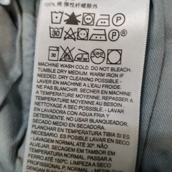 Levi's 505 Med Wash Regular Fit Men's Red Tab Straight Leg Denim Jeans Sz 36X34 - Picture 10 of 10